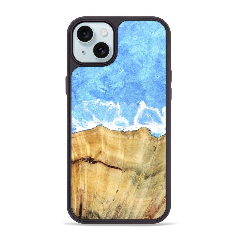 iPhone 15 Plus Wood Phone Case - Maybell (Coastal, 829681)