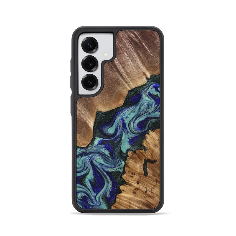 Galaxy S25 Wood Phone Case - Dorene (Green, 829694)
