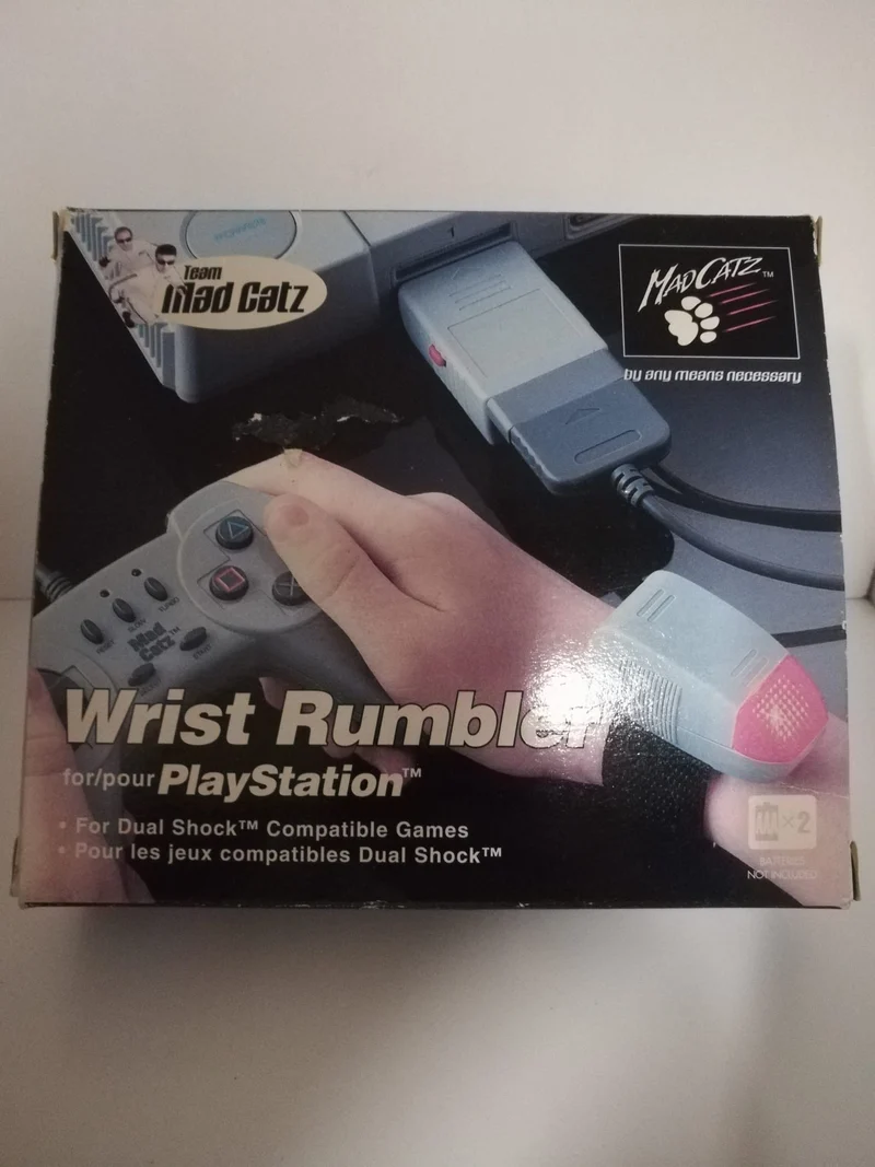 WRIST RUMBLER PER PLAYSTATION ONE (team mad catz)
