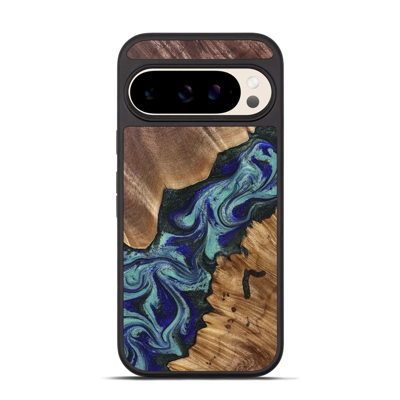 Pixel 10 Pro Wood Phone Case - Dorene (Green, 829694)