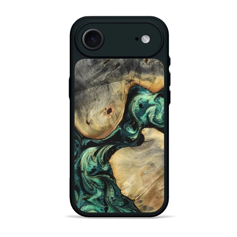 iPhone 17 Air Wood Phone Case - Ariah (Green, 829700)