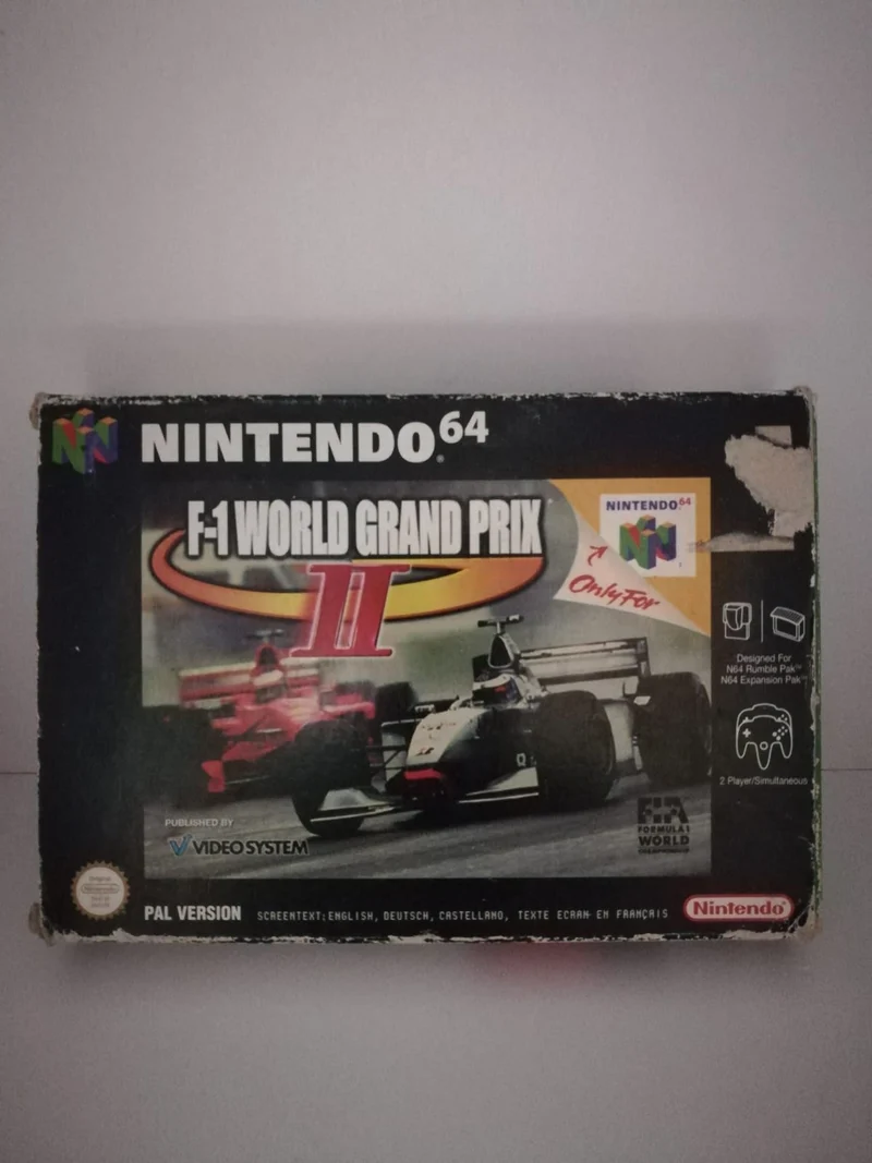 F-1 WORLD GRAND PRIX 2 NINTENDO 64 (versione europea)
