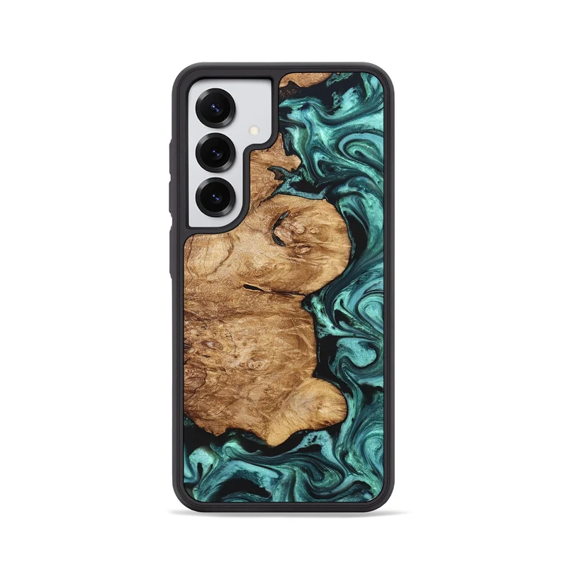 Galaxy S25 Wood Phone Case - Kaeli (Green, 829696)