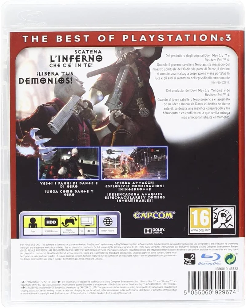 DEVIL MAY CRY 4 PS3 (versione italiana)(essentials)