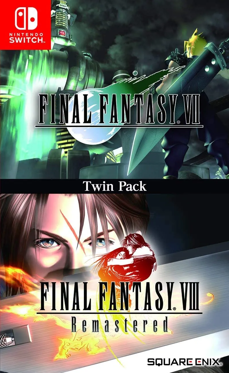Final Fantasy VII + Final Fantasy VIII Remasterd Nintendo Switch Edizione INGLESE