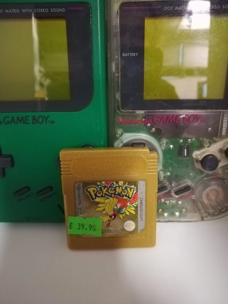 POKEMON VERSIONE ORO NINTENDO GAME BOY (versione italiana)