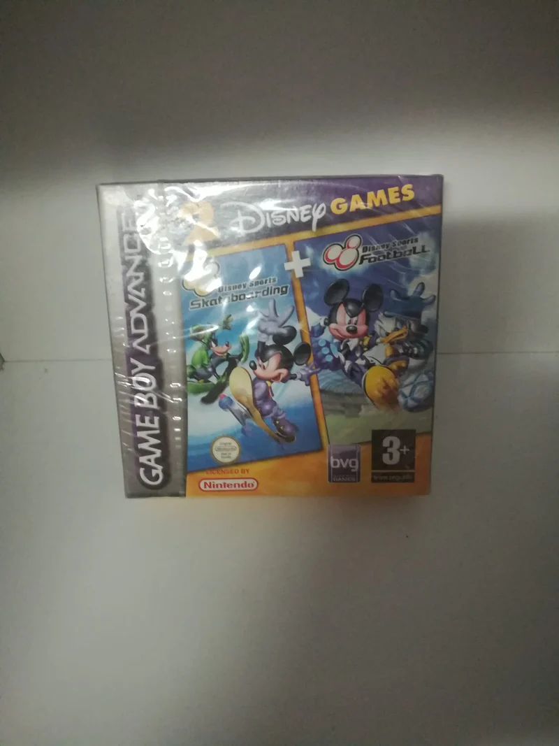 2 DISNEY GAMES- SKATEBOARDING + FOOTBALL-NINTENDO GBA (versione europea)
