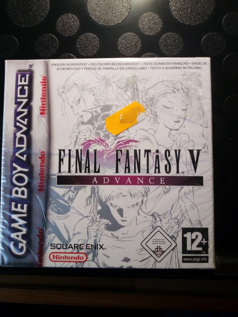 FINAL FANTASY 5 ADVANCE NINTENDO GBA (versione europea )
