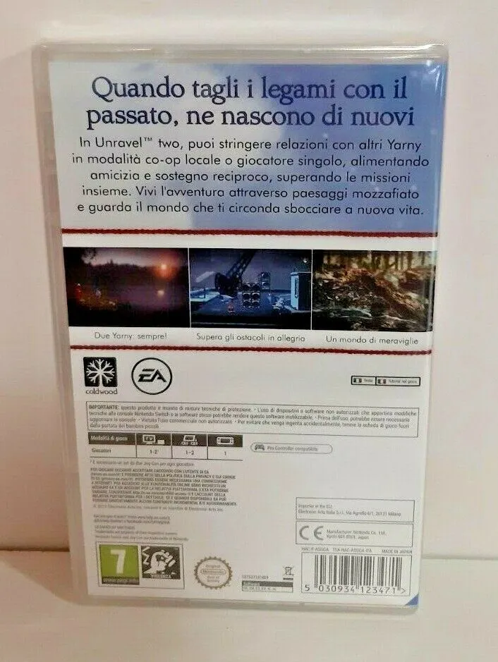 UNRAVEL TWO NINTENDO SWITCH (versione italiana)