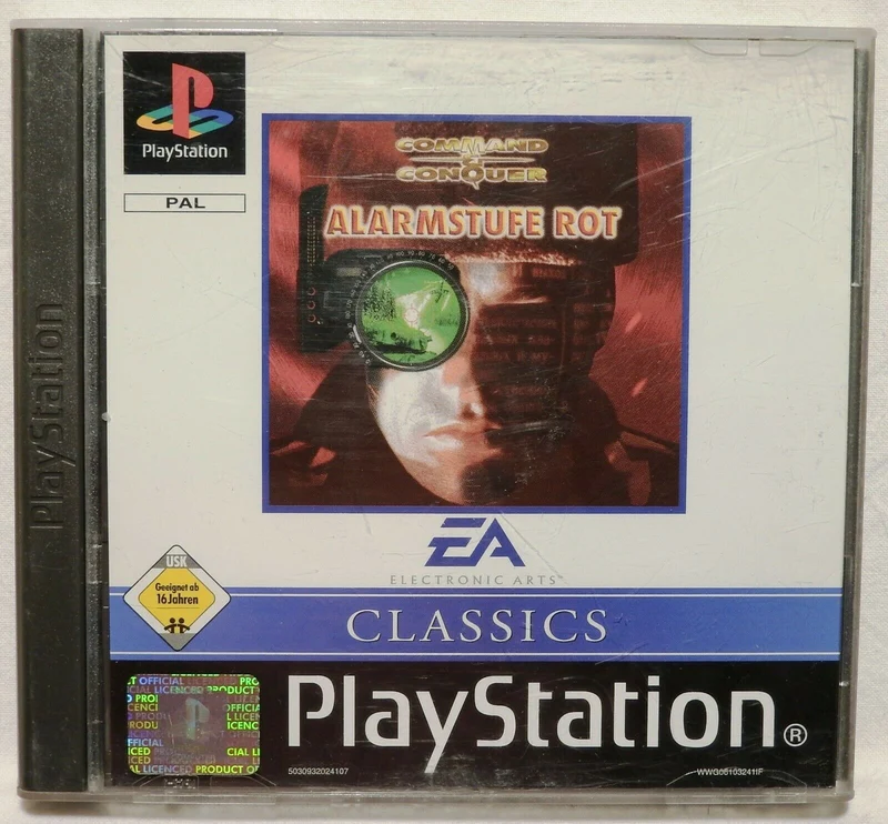 COMMAND & CONQUER : ALARMSTUFE ROT PS1 (versione tedesca)