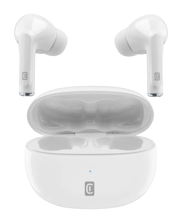 Cellularline FLICK Auricolari TWS Bluetooth con custodia di ricarica Bianco
