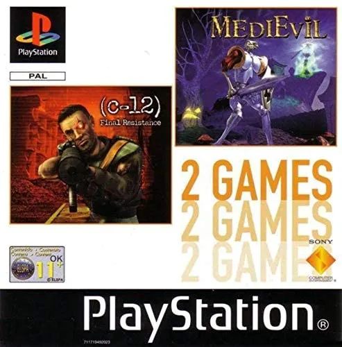 C-12:FINAL RESISTANCE - MEDIEVIL PS1 (versione italiana)(2 giochi)