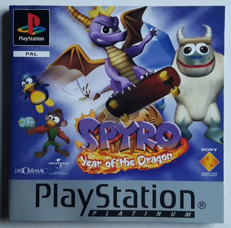 SPYRO: YEAR OF THE DRAGON PS1(versione europea)