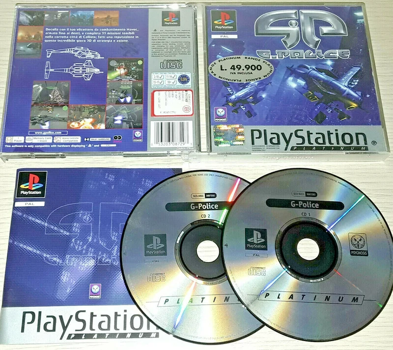 G- POLICE PS1 (versione italiana)(platinum)