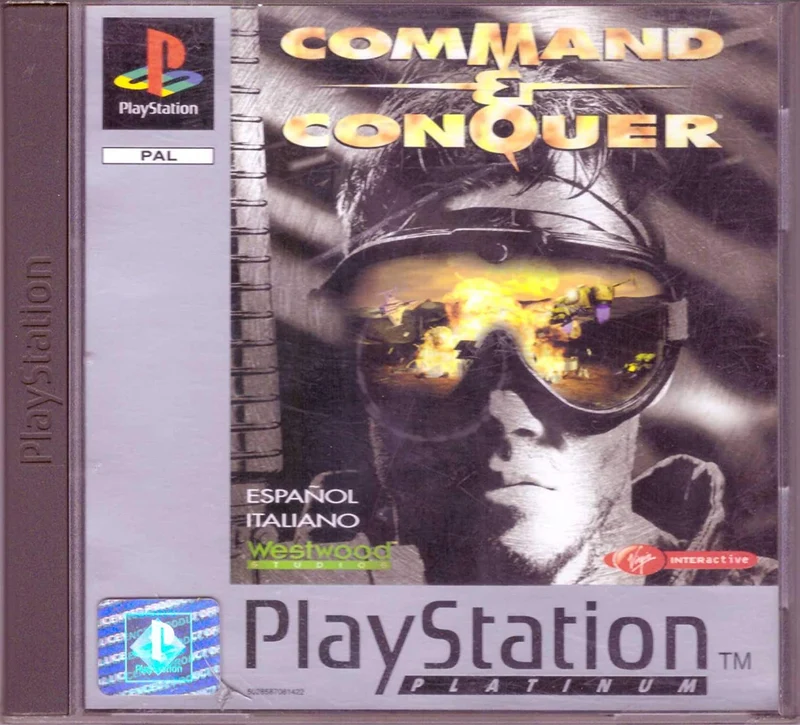 COMMAND & CONQUER PS1 PLATINUM