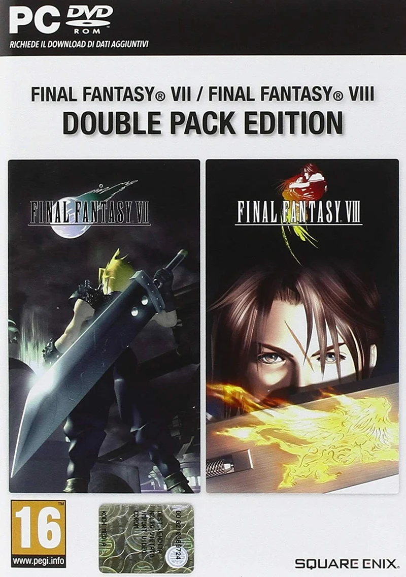 FINAL FANTASY VII/ FINAL FANTASY VIII DOUBLE PACK EDITION PC (versione italiana)