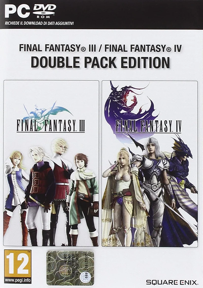 FINAL FANTASY III/ FINAL FANTASY IV -DOUBLE PACK EDITION PC (versione italiana)