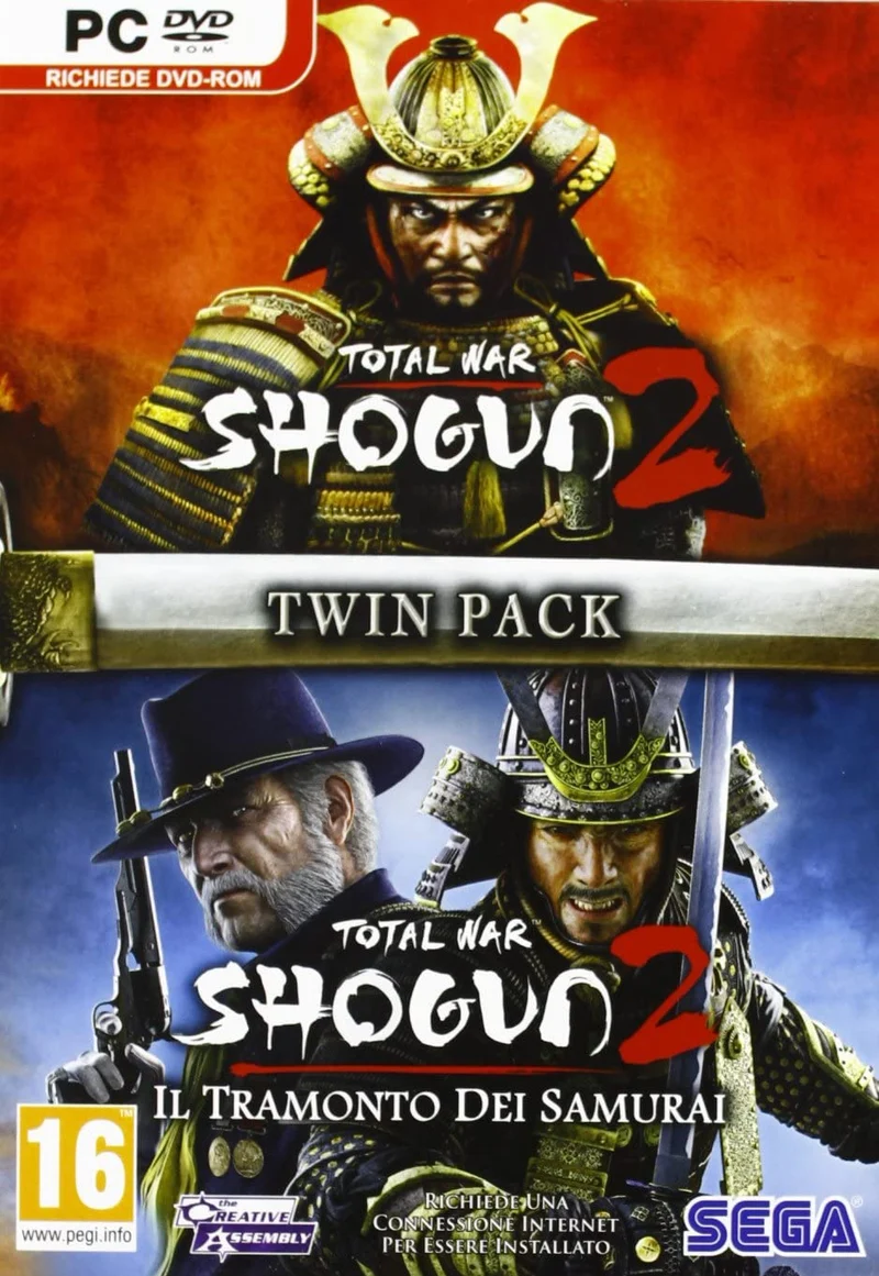 TOTAL WAR SHOGUN 2-IL TRAMONTO DEI SAMURAI-TWIN PACK-PC (versione italiana)