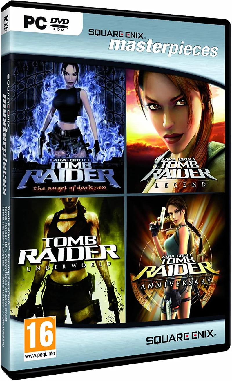 Tomb Raider Quadrilogy: Angel Of Darkness + Underworld + Legend + Anniversary (versione italiana)