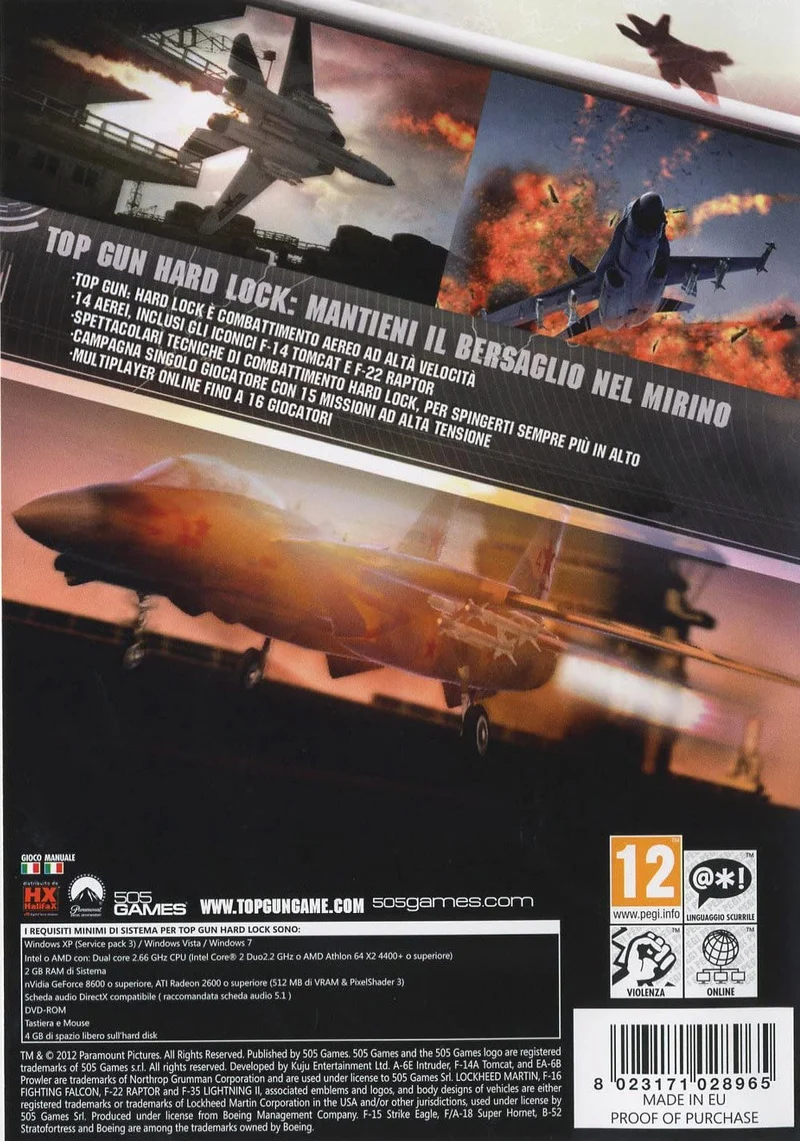 TOP GUN HARD LOCK PC (versione italiana)