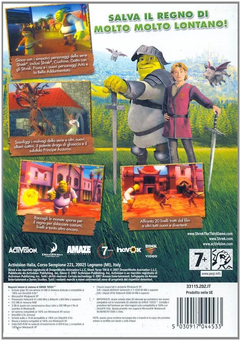 SHREK TERZO PC (completamento in italiano)