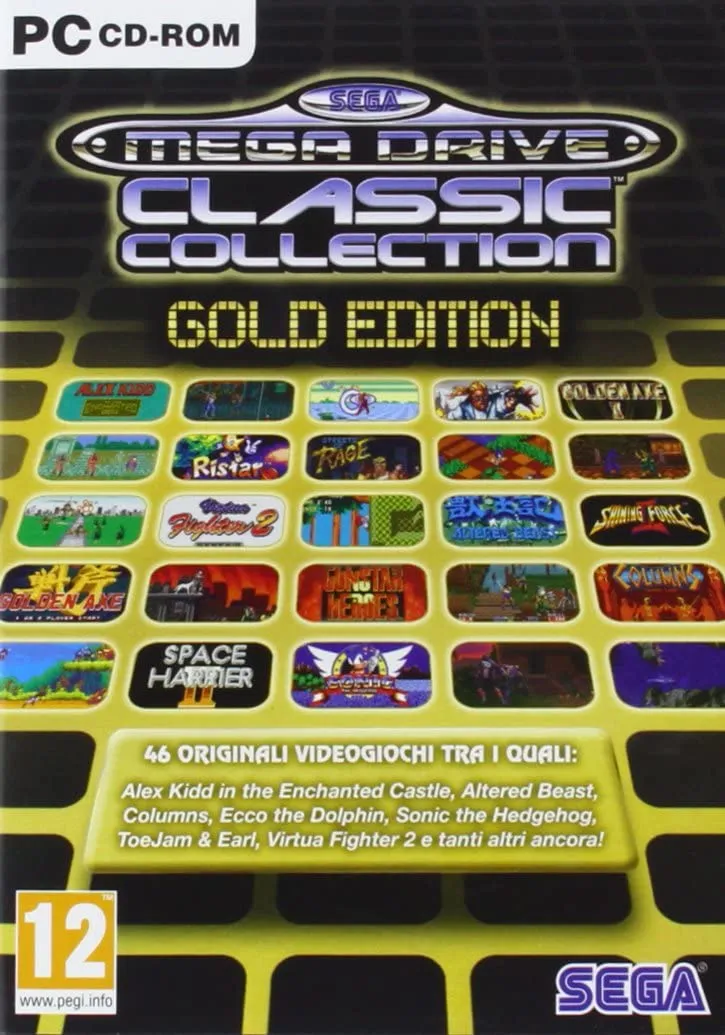 SEGA MEGA DRIVE CLASSIC COLLECTION: GOLD EDITION PC (versione italiana)