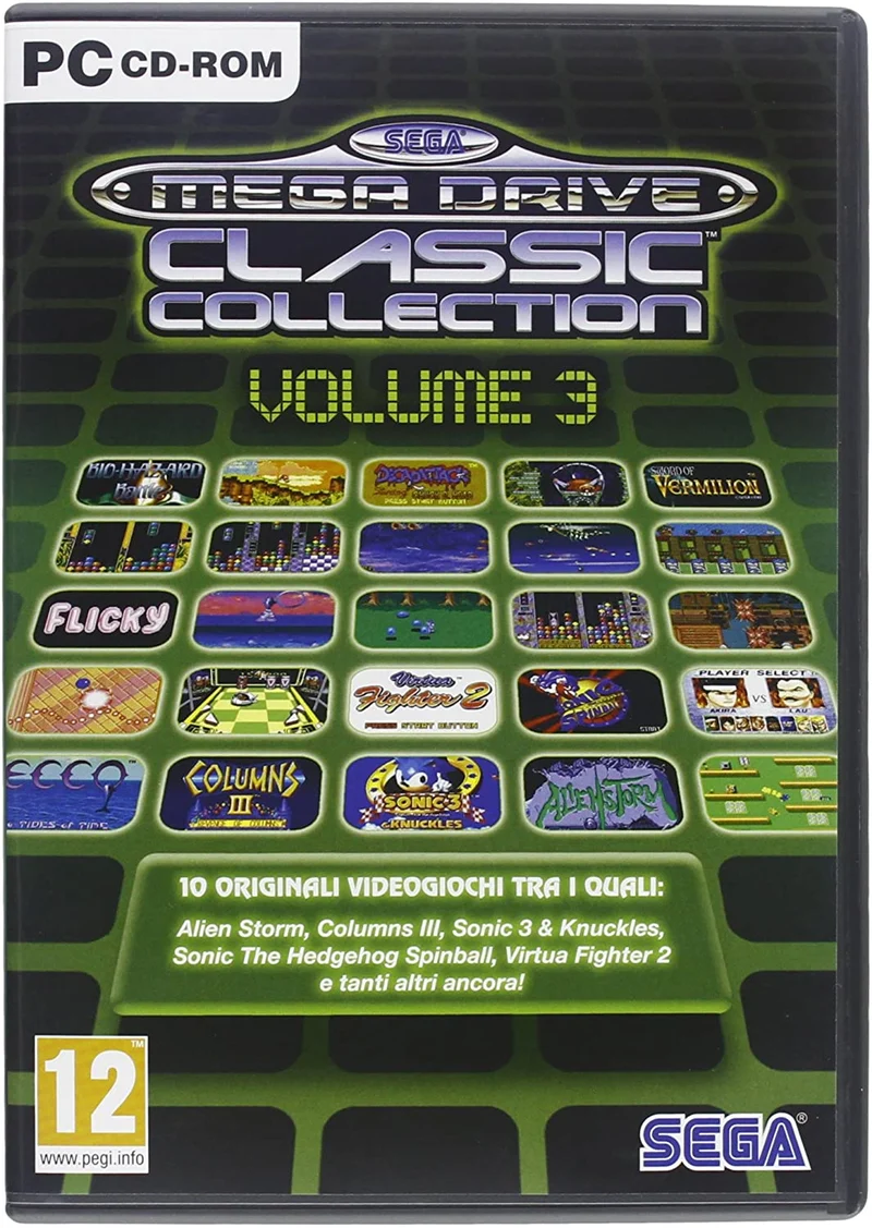 SEGA MEGA DRIVE CLASSIC COLLECTION: VOLUME 3 PC (versione italiana)