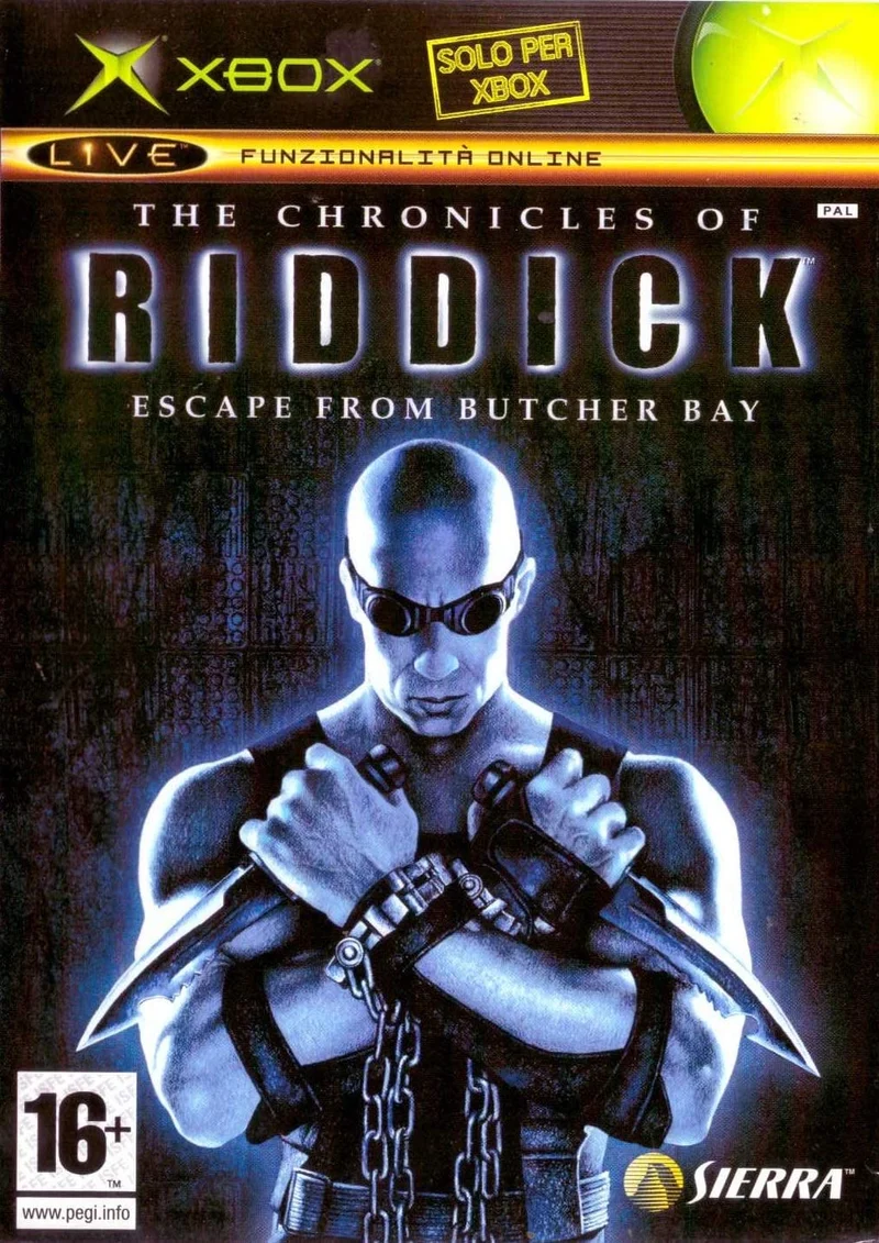 THE CHRONICLES OF RIDDICK ESCAPE FROM BUTCHER BAY XBOX (versione italiana)
