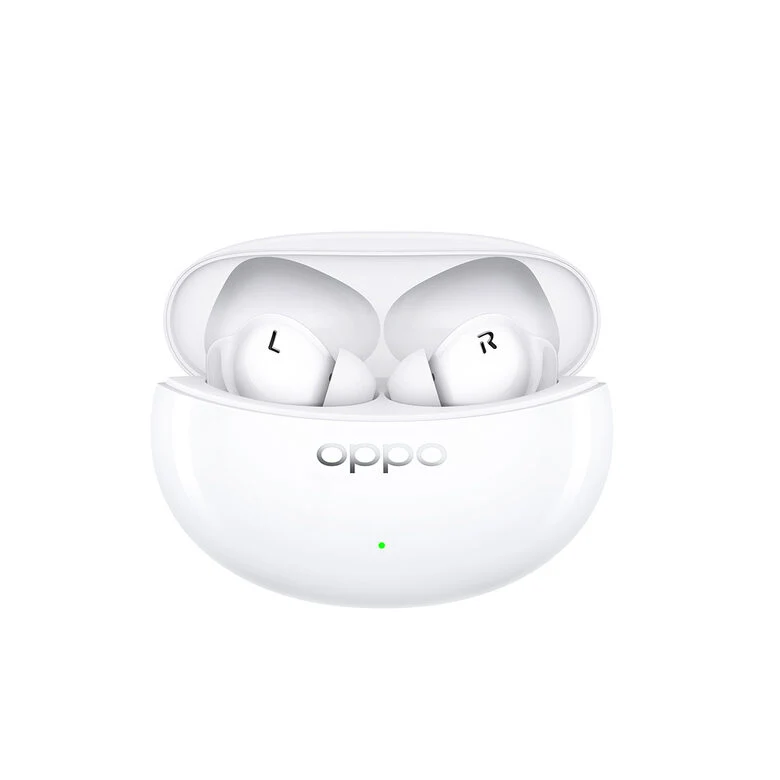 OPPO Enco Air3 Pro Auricolari True Wireless,30h di Autonomia, Driver in Bambù da 12.4mm, Bluetooth 5.3, Controlli Touch, Cancellazione del rumore IA, Android e iOS, IP55, Bianco [Versione It