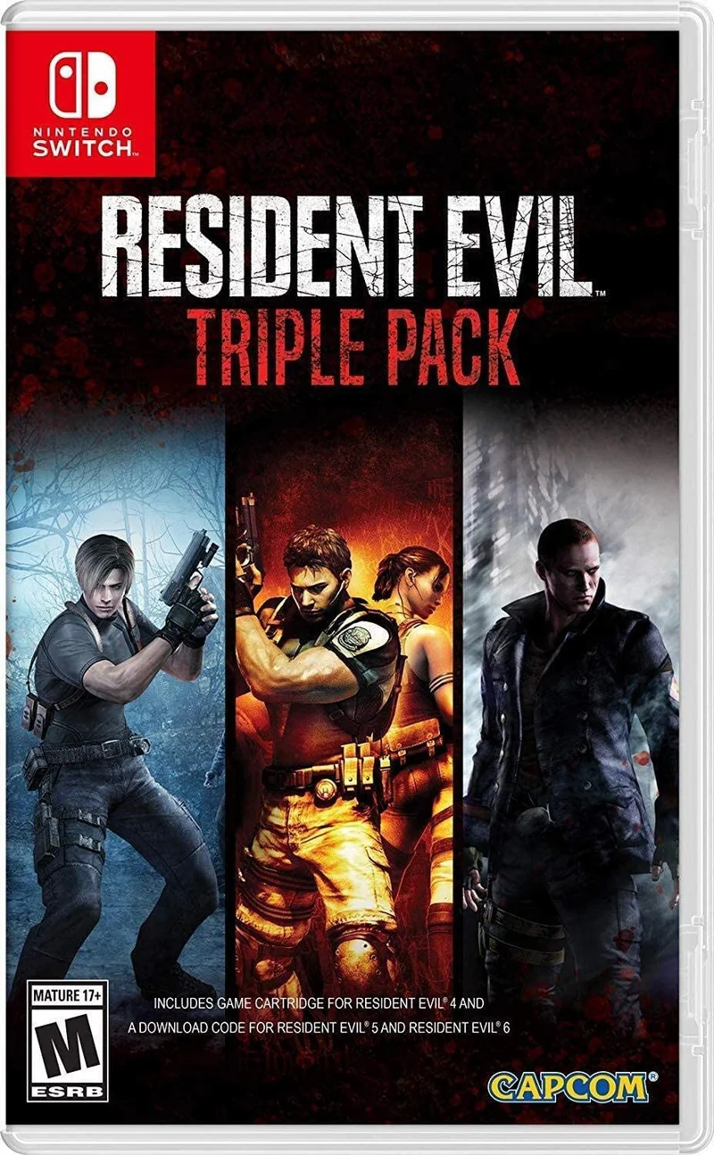 RESIDENT EVIL TRIPLE PACK NINTENDO SWITCH (versione americana)