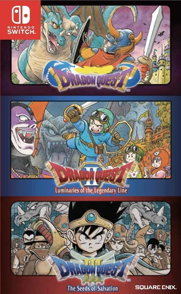 DRAGON QUEST TRILOGY COLLECTION (1-2-3) NINTENDO SWITCH (versione inglese)