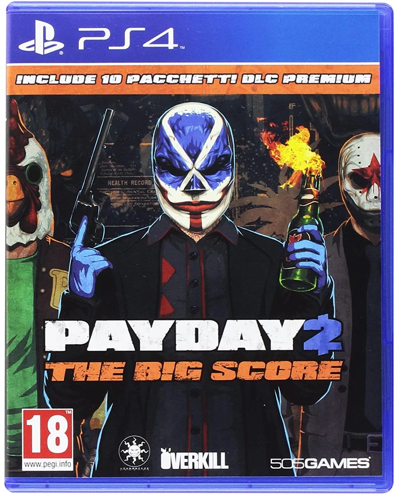 PAY DAY 2 THE BIG SCORE PS4 (versione italiana)