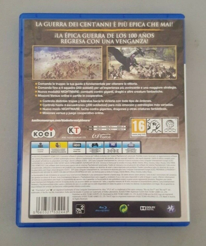 BLADESTORM: NIGHTMARE PS4 (versione italiana)