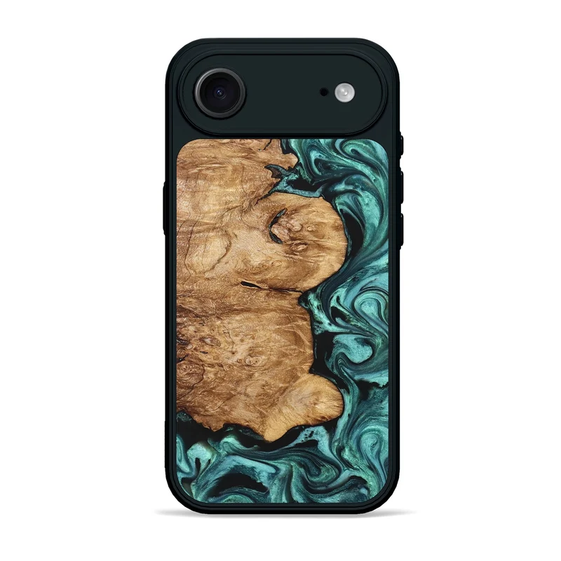 iPhone 17 Air Wood Phone Case - Kaeli (Green, 829696)
