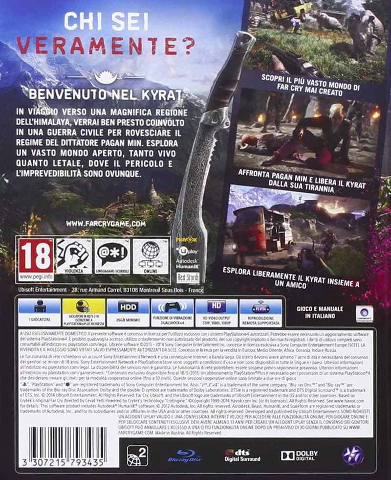 FARCRY 4 PS4 (versione italiana)