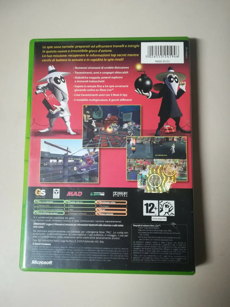 SPY VS SPY XBOX (versione italiana)