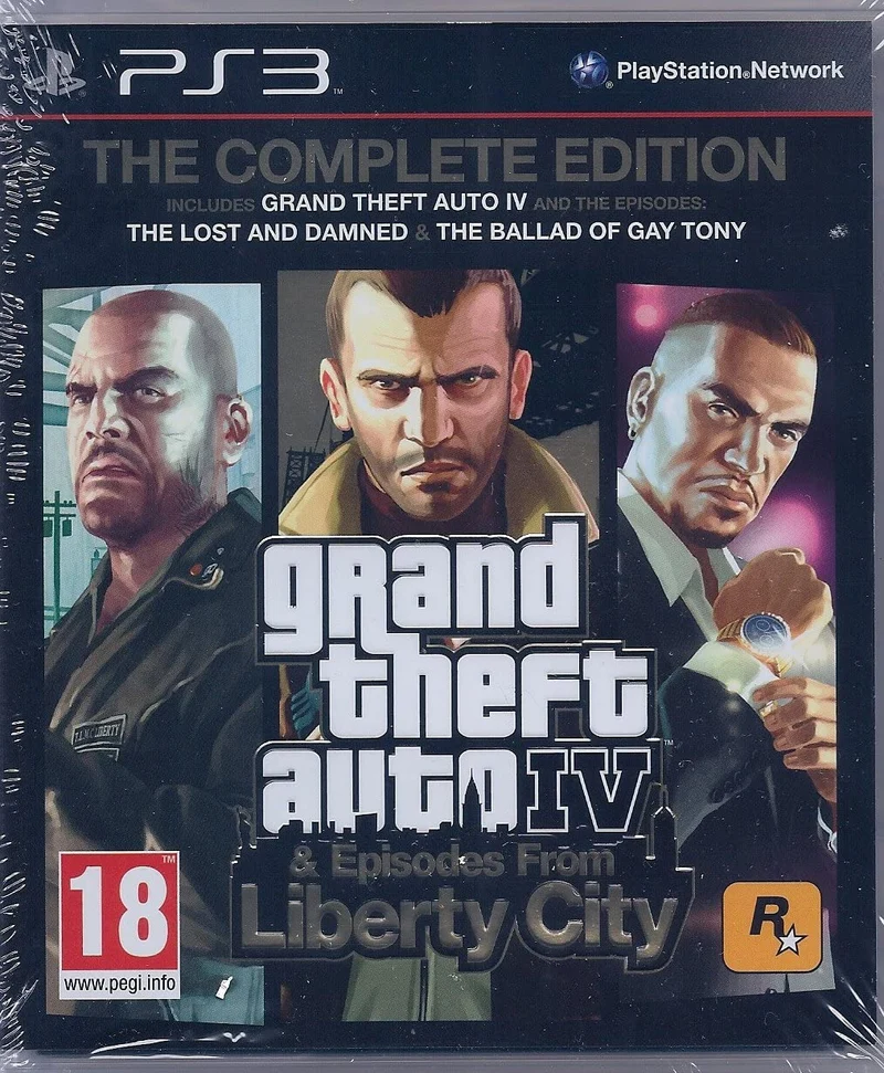 GRAND THEFT AUTO IV & EPISODES FROM LIBERTY CITY PS3 (versione inglese)
