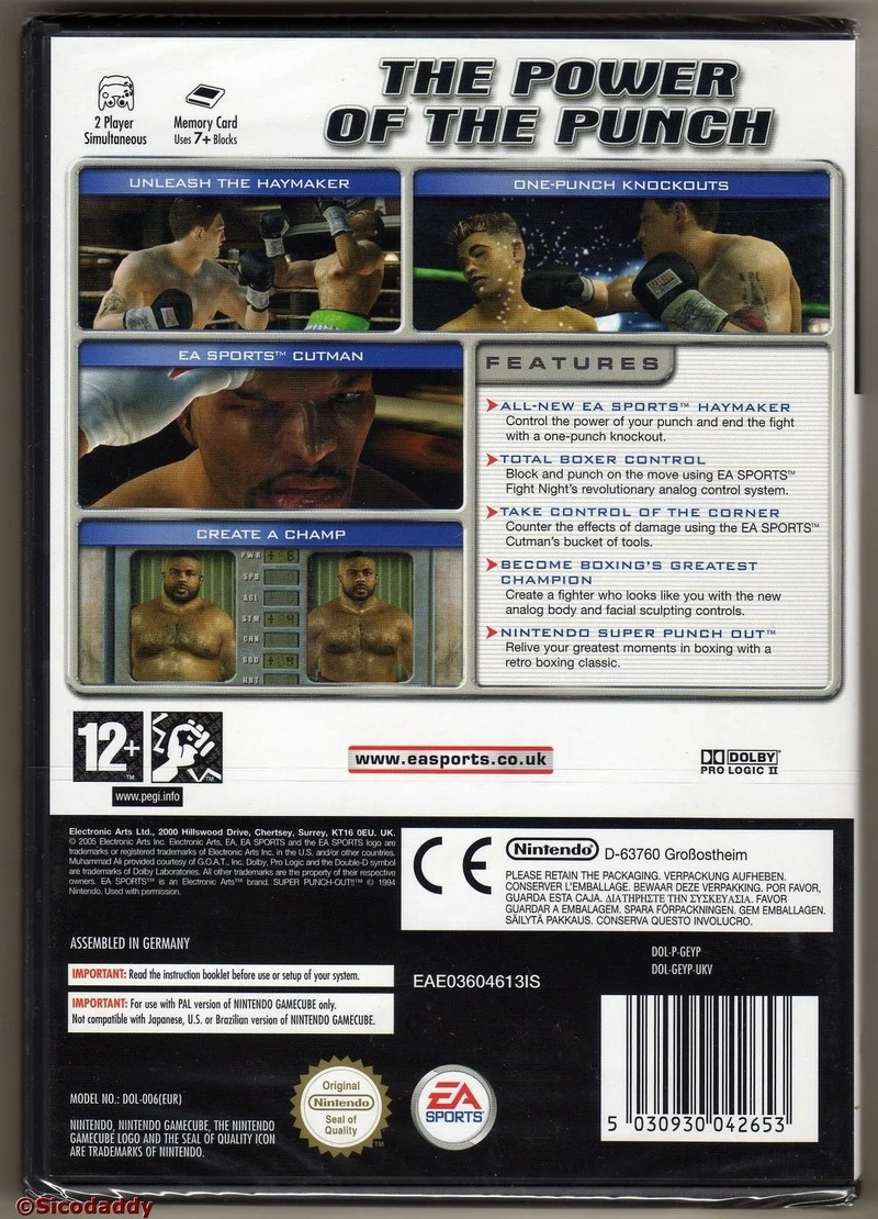 FIGHT NIGHT ROUND 2 NINTENDO GAME CUBE