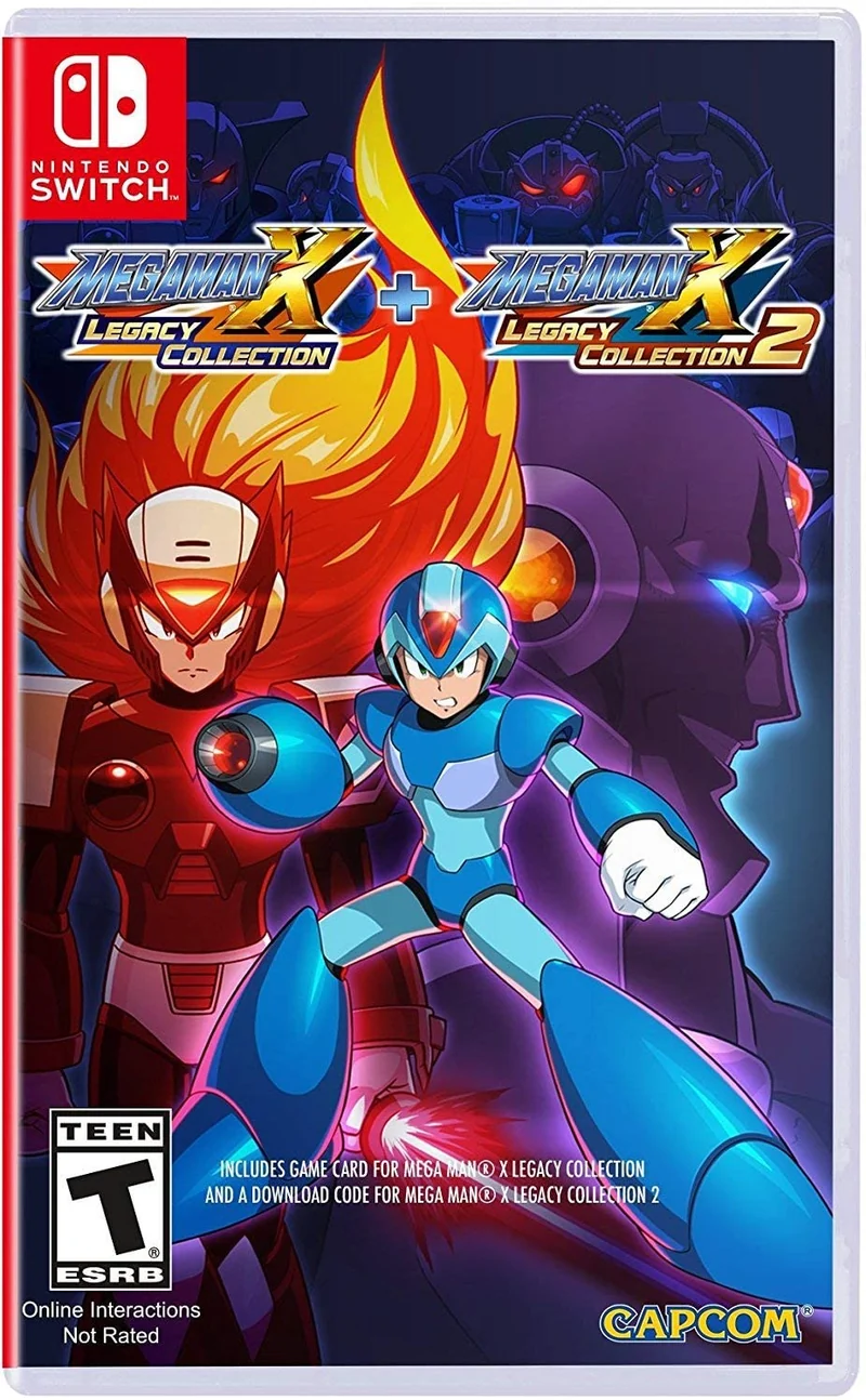 MEGA MAN X LEGACY COLLECTION 1+2 NINTENDO SWITCH (versione americana)