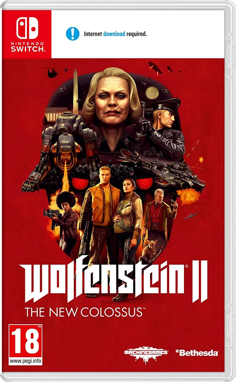 WOLFENSTEIN II: THE NEW COLOSSUS NINTENDO SWITCH (versione inglese)