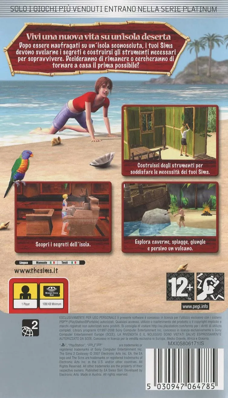THE SIMS 2 ISLAND PSP(versione italiana)