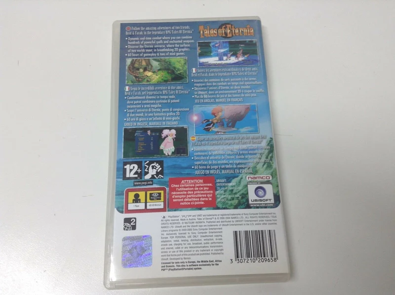 TALES OF ETERNIA PSP