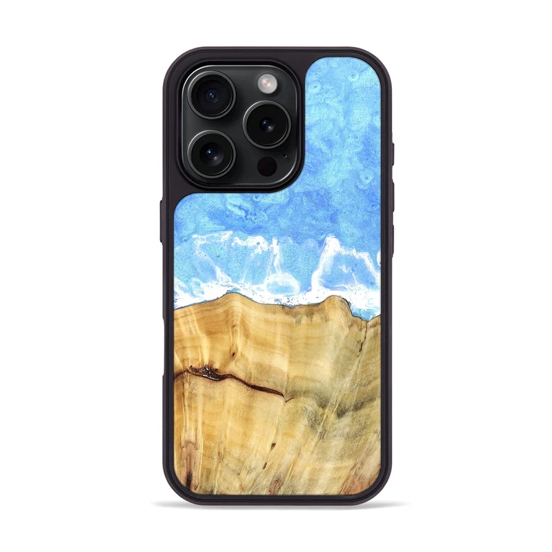 iPhone 16 Pro Wood Phone Case - Maybell (Coastal, 829681)