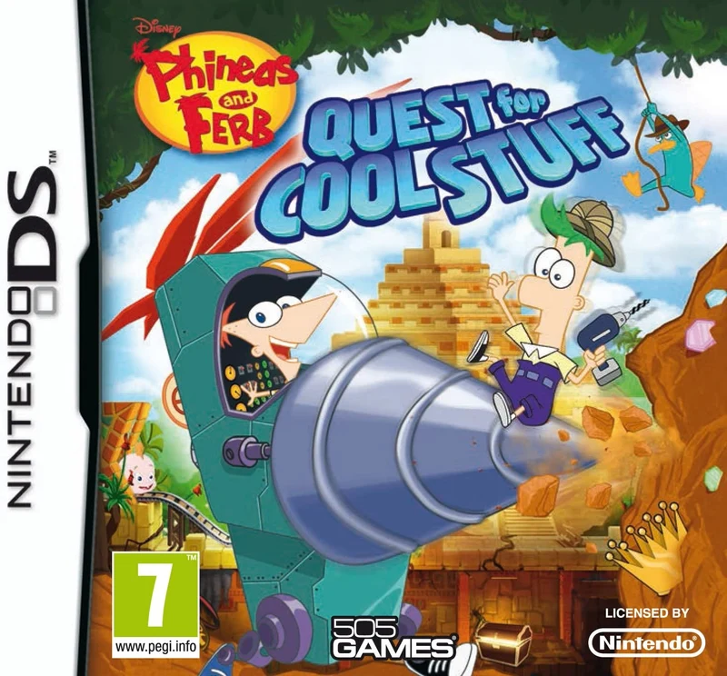 PHINEAS AND FERB QUEST FOR COOL STUFF NINTENDO DS (versione italiana)