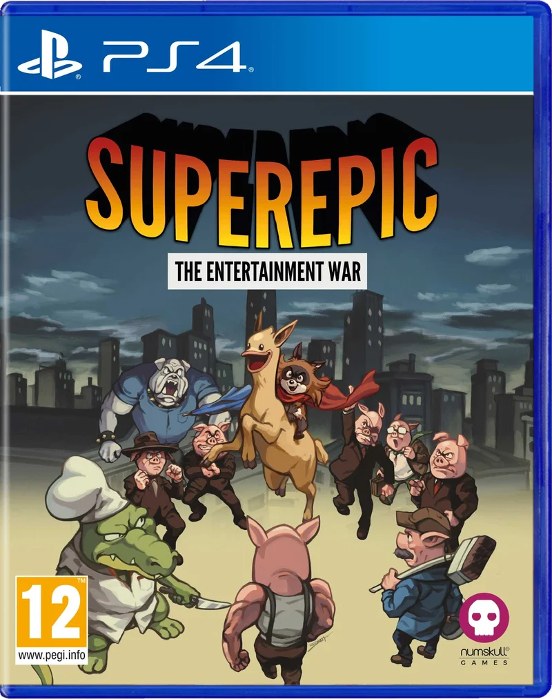 SuperEpic: The Entertainment War Playstation 4 Edizione Regno Unito