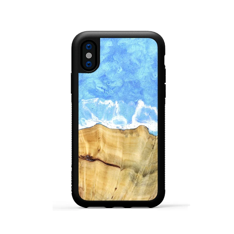 iPhone Xs Wood Phone Case - Maybell (Coastal, 829681)
