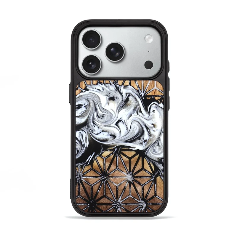 iPhone 18 Pro Wood Phone Case - Kennedy (Pattern, 829674)