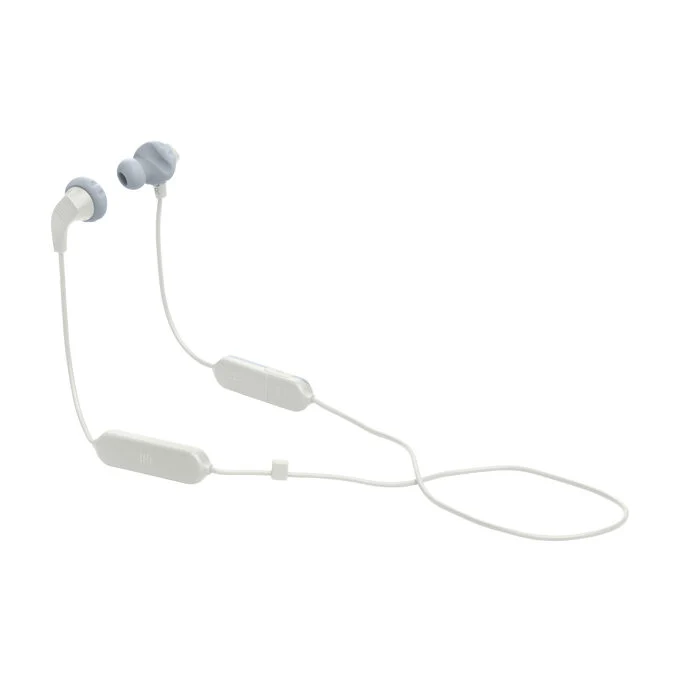 JBL Endurance Run 2 Cuffie Wireless In-ear Calls/Music/Sport/Everyday USB tipo-C Bluetooth Bianco