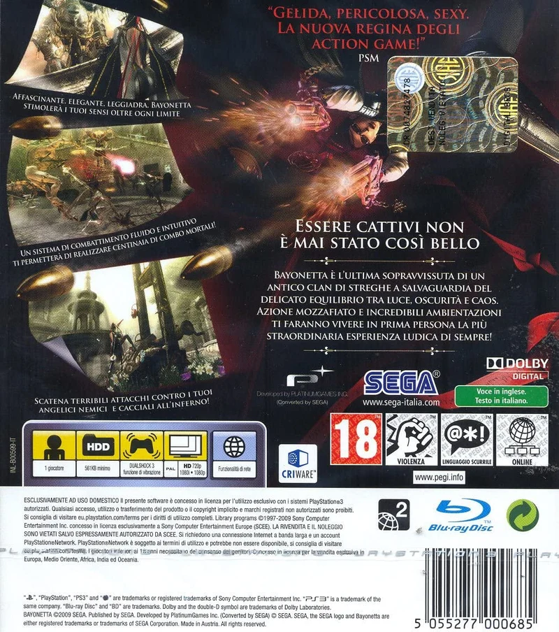 BAYONETTA PS3 (versione italiana)