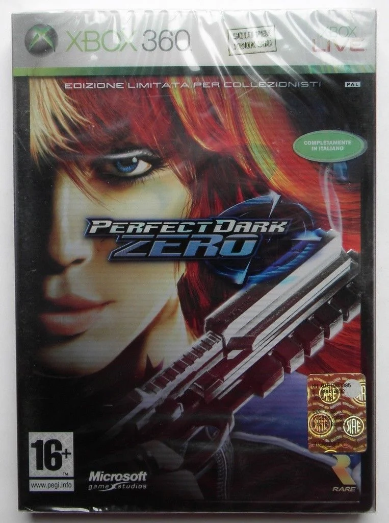 PERFECT DARK ZERO XBOX 360 (completamente in italiano)EDIZIONE LIMITATA